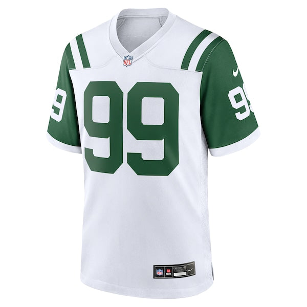 Will McDonald IV New York Jets Nike Classic Alternate Game Jersey - White - Image 2