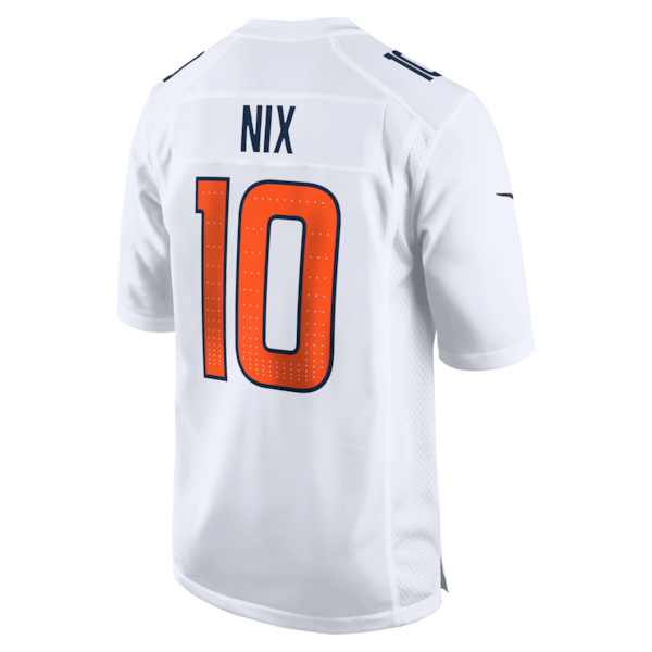 Bo Nix Denver Broncos Nike Tundra Fashion Game Jersey - White - Image 3