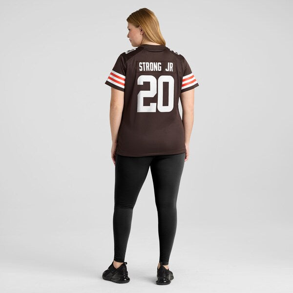 Pierre Strong Jr. Cleveland Browns Nike Women's Game Jersey - Brown - Image 7