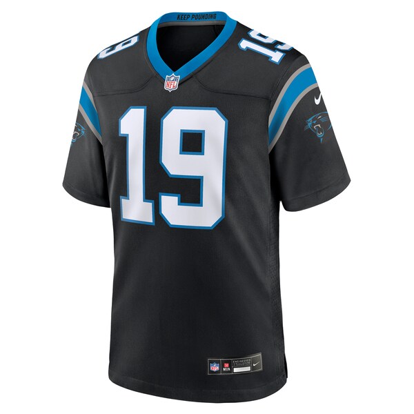 Adam Thielen Carolina Panthers Nike Team Game Jersey - Black/Blue - Image 6