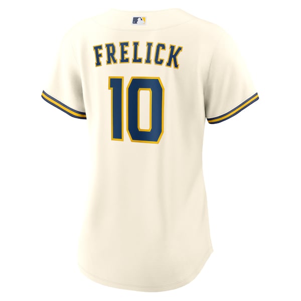 Sal Frelick Milwaukee Brewers Nike Women's Home Replica Jersey - Cream - Image 3