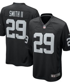 Christopher Smith II Las Vegas Raiders Nike Team Game Jersey - Black