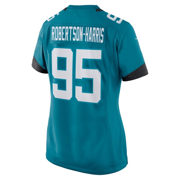 Roy Robertson-Harris Jacksonville Jaguars Nike Women's Game Jersey - Teal/Black - Image 4