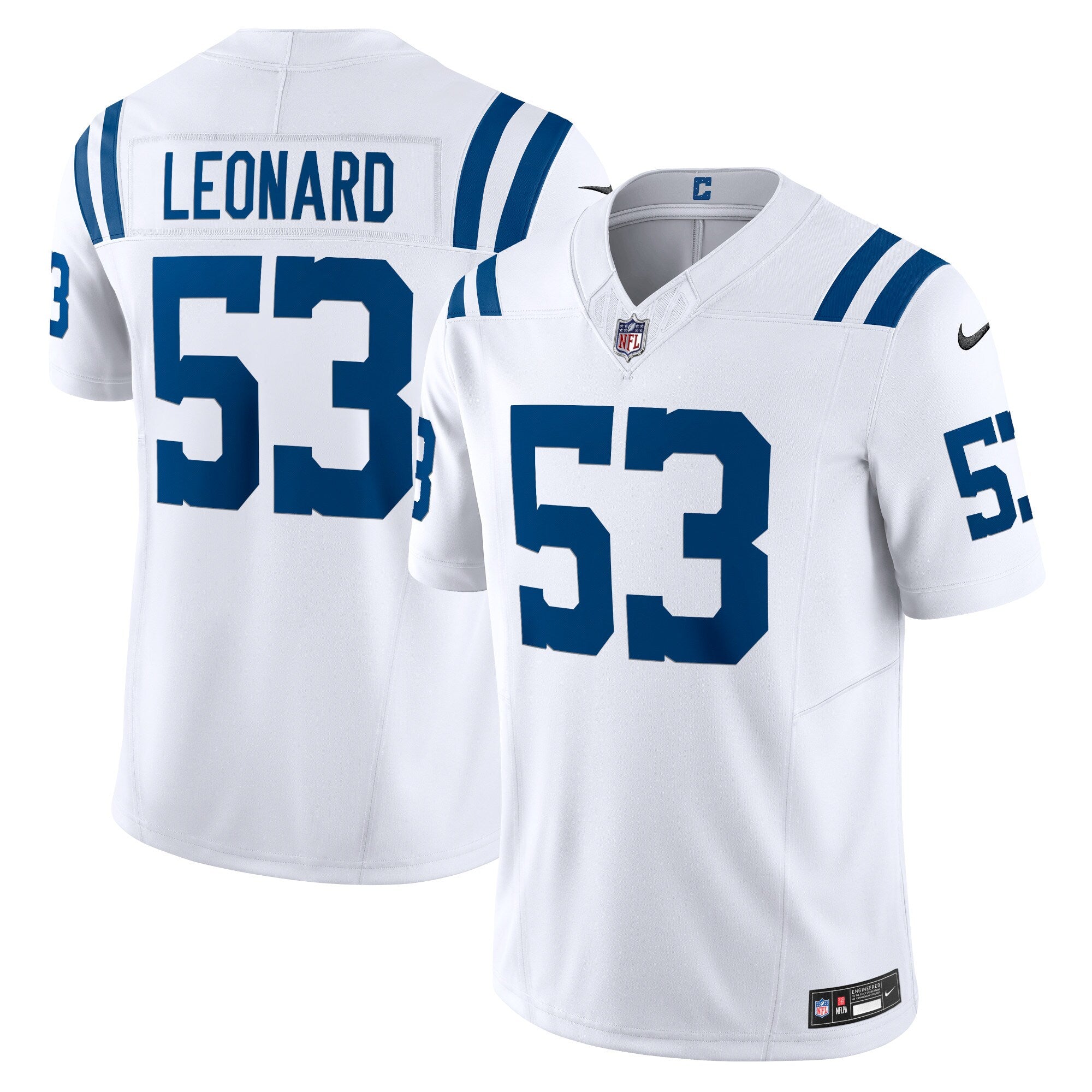 Shaquille Leonard Indianapolis Colts Nike Vapor F.U.S.E. Limited Jersey - Blue/Royal/White - Image 8