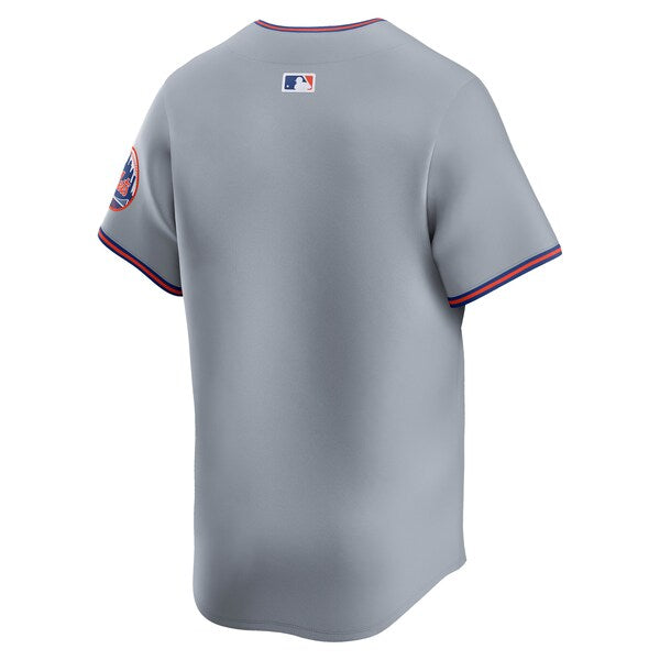 New York Mets Nike Away Limited Jersey - Gray/White - Image 4