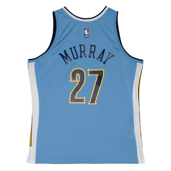 Jamal Murray Denver Nuggets 2016/17 Throwback Swingman Jersey - Powder Blue - Image 2