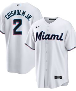 Jazz Chisholm Jr. Miami Marlins Nike Home Replica Player Jersey - White