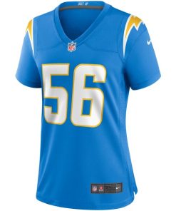 Alternative view of Shawne Merriman Los Angeles Chargers Nike Women's Game Retired Player Jersey - Powder Blue