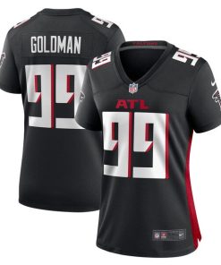 Alternative view of Eddie Goldman Atlanta Falcons Nike Women's  Game Jersey -  Black