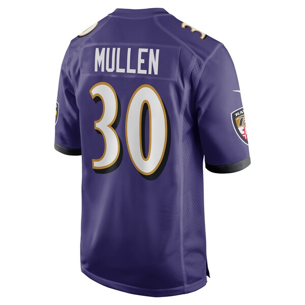 Trayvon Mullen Baltimore Ravens Nike Team Game Jersey - Purple - Image 3