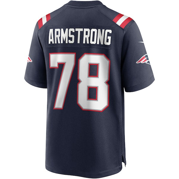 Bruce Armstrong New England Patriots Nike Game Retired Player Jersey - Navy - Image 3