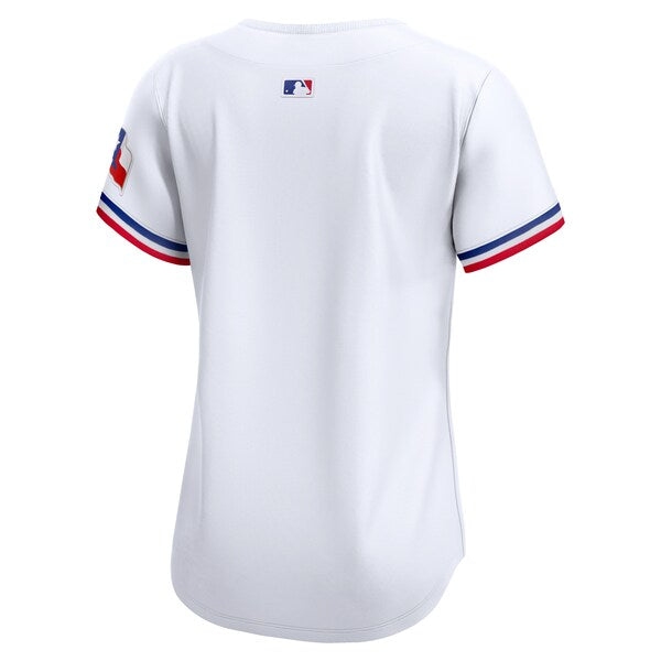Texas Rangers Nike Women's Home Limited Jersey - White - Image 3