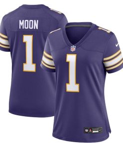 Warren Moon Minnesota Vikings Nike Women's Classic Retired Player Game Jersey - Purple