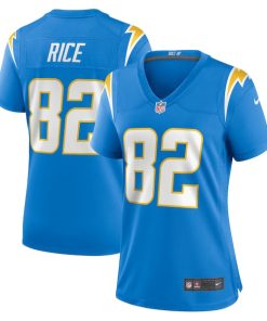 Brenden Rice Los Angeles Chargers Nike Women's  Game Jersey -  Powder Blue