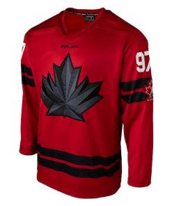 Alternative view of Connor McDavid Hockey Canada 2026 Replica Jersey - Red
