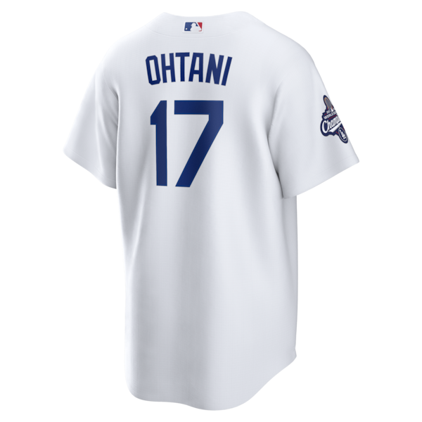 Shohei Ohtani Los Angeles Dodgers Nike 2025 World Series Champions Home Replica Jersey - White - Image 3