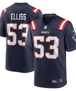 Christian Elliss New England Patriots Nike  Game Jersey -  Navy