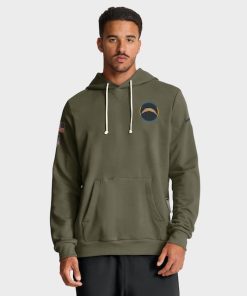 Los Angeles Chargers Nike 2025 Salute to Service Sideline Standard Issue Dri-FIT Hoodie - Olive