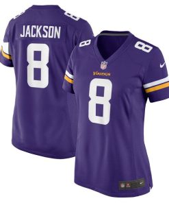 Alternative view of Trishton Jackson Minnesota Vikings Nike Women's  Game Jersey -  Purple