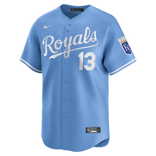Salvador Perez Kansas City Royals Nike Alternate Limited Player Jersey - Light Blue - Image 2