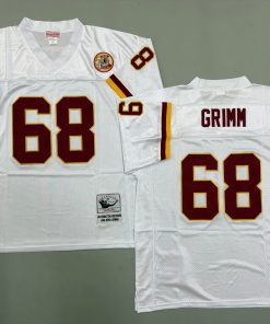 Russ Grimm Washington Redskins Authentic Throwback Retired Player Jersey