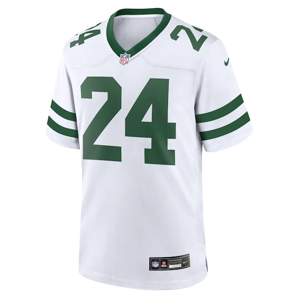 Darrelle Revis New York Jets Nike Legacy Retired Player Game Jersey - White/Green - Image 3