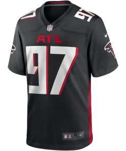 Alternative view of Grady Jarrett Atlanta Falcons Nike Game Player Jersey - Black