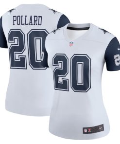 Alternative view of Tony Pollard Dallas Cowboys Nike Women's Alternate Legend Jersey - White/Navy