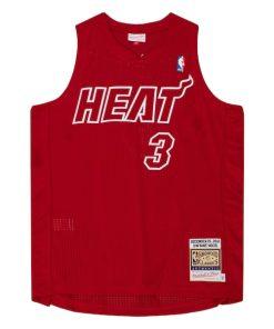 Alternative view of Dwyane Wade Miami Heat 2012 Authentic Player Jersey - Scarlet