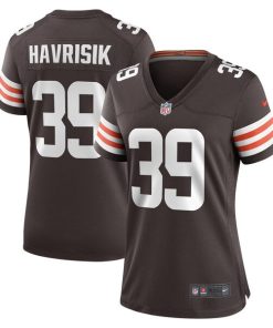 Lucas Havrisik Cleveland Browns Nike Women's Team Game Jersey -  Brown