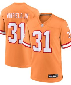 Antoine Winfield Jr. Tampa Bay Buccaneers Nike Throwback Game Jersey - Orange