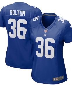Alternative view of Curtis Bolton New York Giants Nike Women's  Game Jersey -  Royal