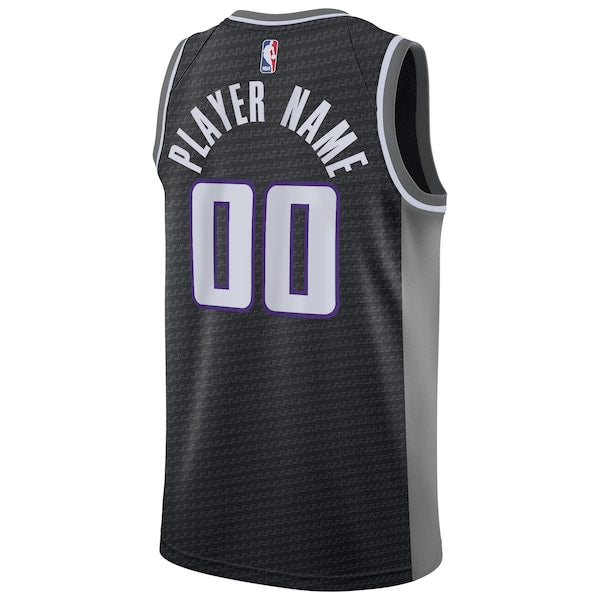 Sacramento Kings Nike Swingman Custom Jersey Black - Statement Edition - Image 3
