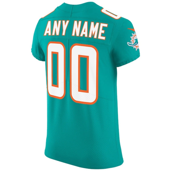 Miami Dolphins Nike Vapor Untouchable Elite Custom Jersey - Aqua - Image 3
