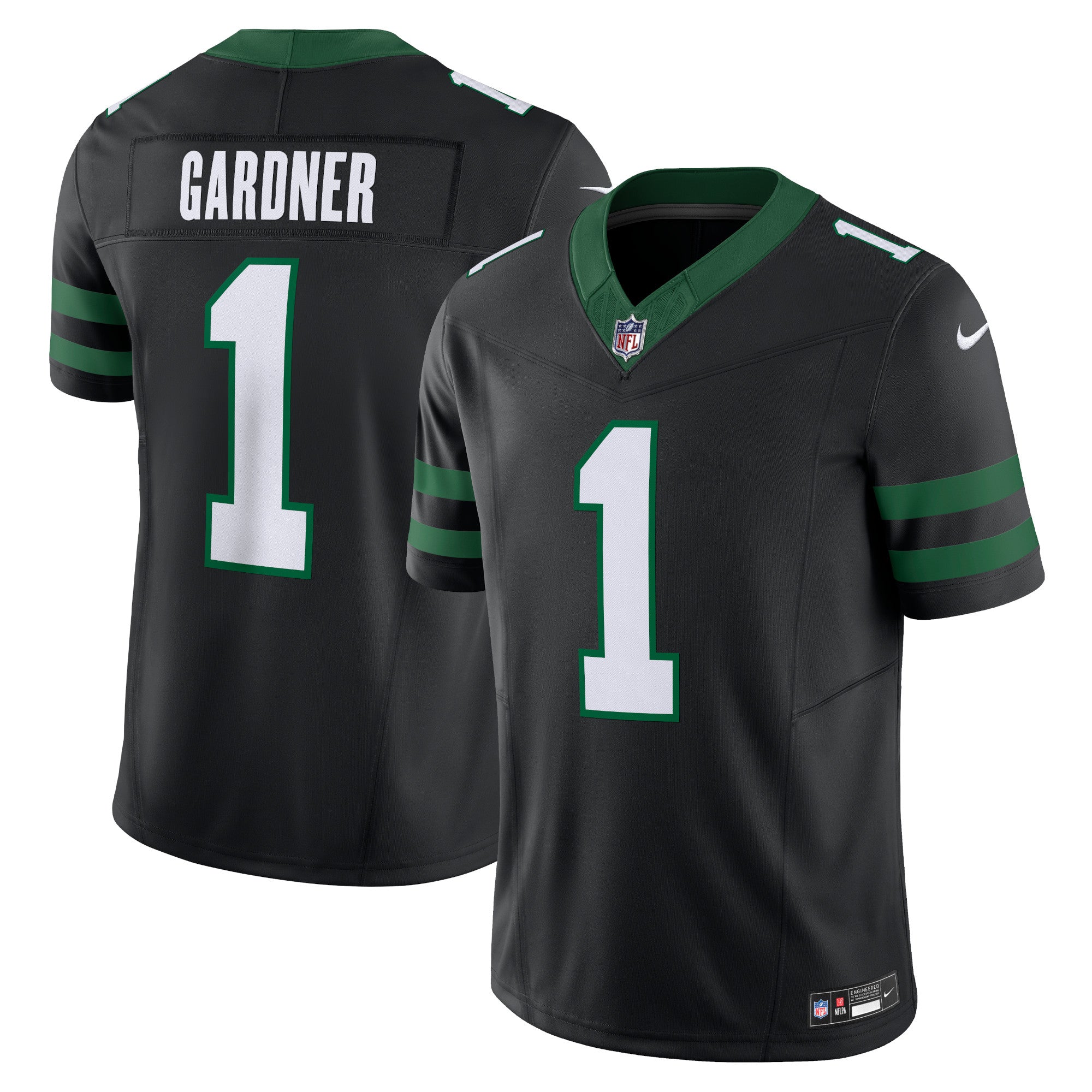 Ahmad Sauce Gardner New York Jets Nike Vapor F.U.S.E. Limited Jersey - Legacy White/Black - Image 6
