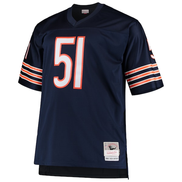 Dick Butkus Chicago Bears Big & Tall 1966 Retired Player Replica Jersey - Navy - Image 2