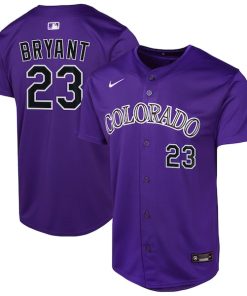 Kris Bryant Colorado Rockies Nike Youth Alternate Limited Player Jersey - Purple/White