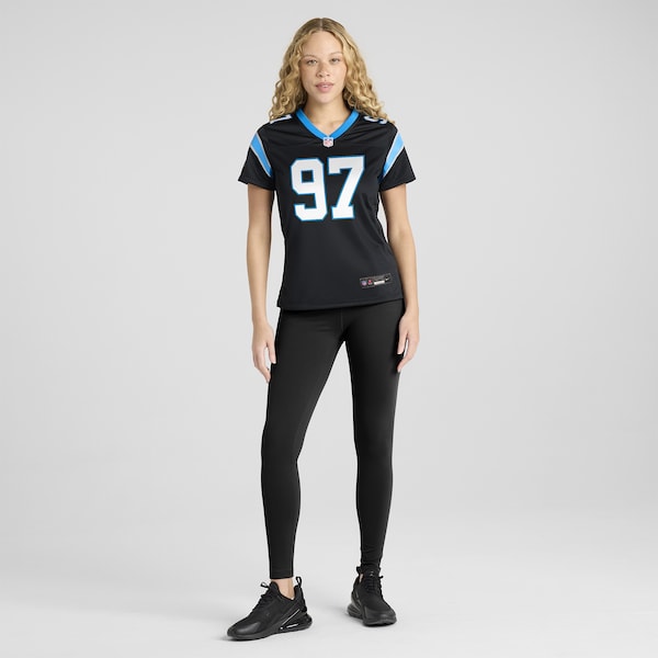 Bobby Brown Carolina Panthers Nike Women's Team Game Jersey - Black - Image 4