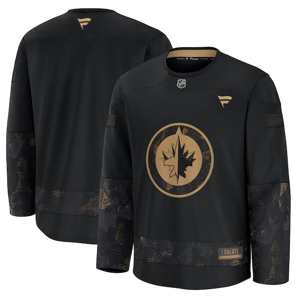 Winnipeg Jets 2024 Military Appreciation Practice Jersey - Black