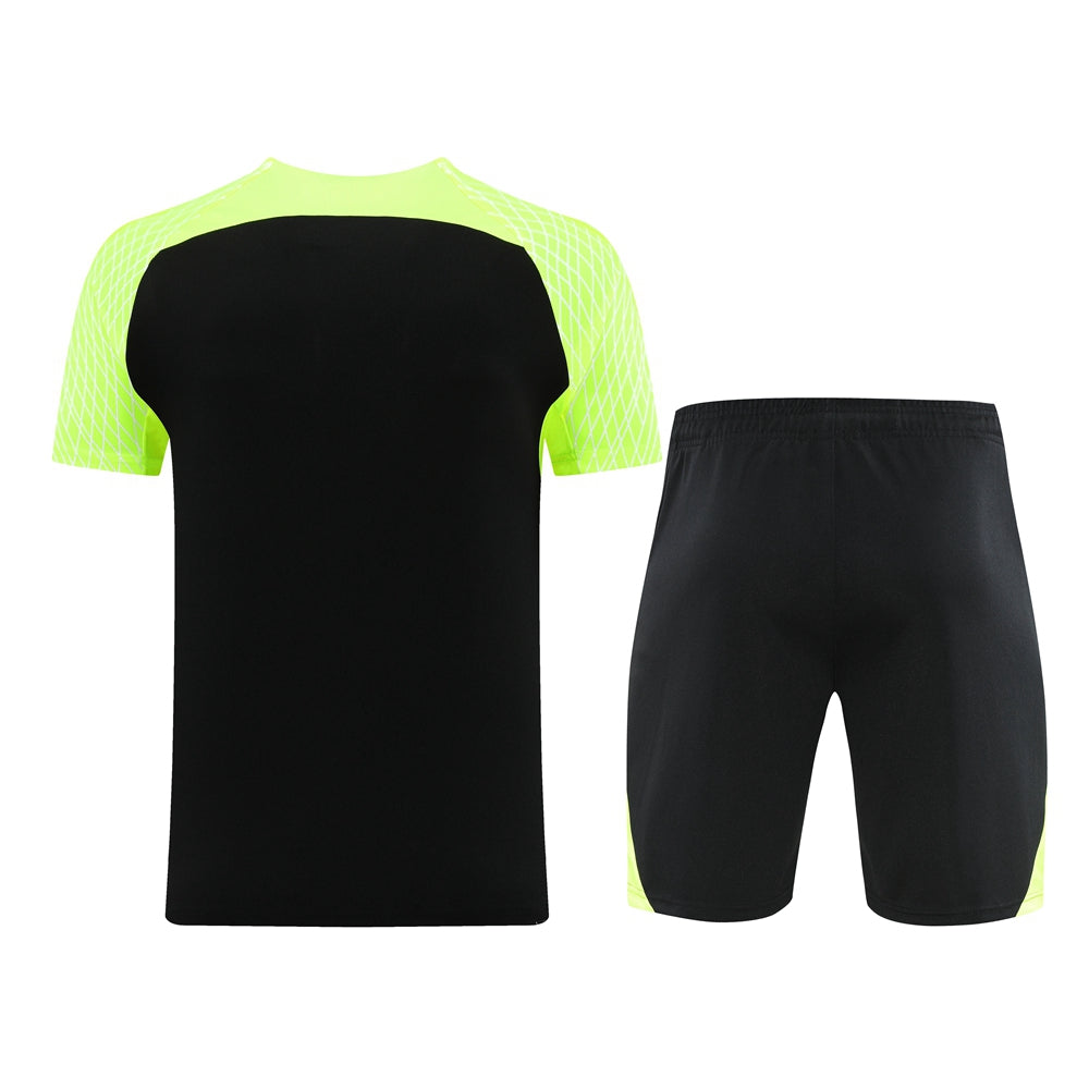 Nike Short Sleeve Training Jersey Set-ND07- Yellow/Black - Image 2