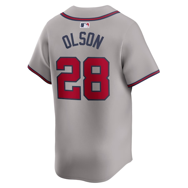 Matt Olson Atlanta Braves Nike Away Limited Player Jersey - Gray/White - Image 4
