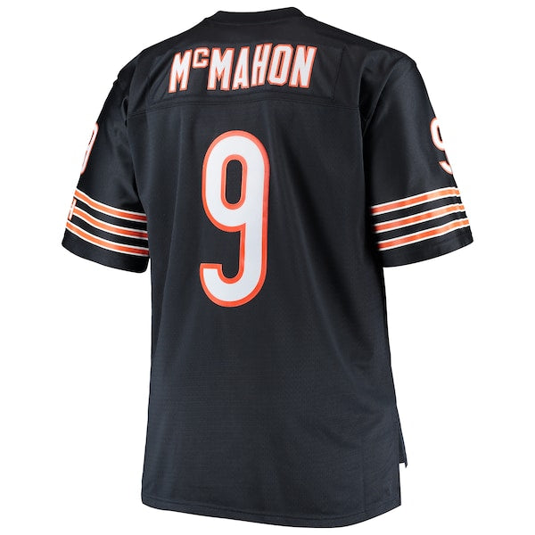 Jim McMahon Chicago Bears Big & Tall 1985 Retired Player Replica Jersey - Navy - Image 3