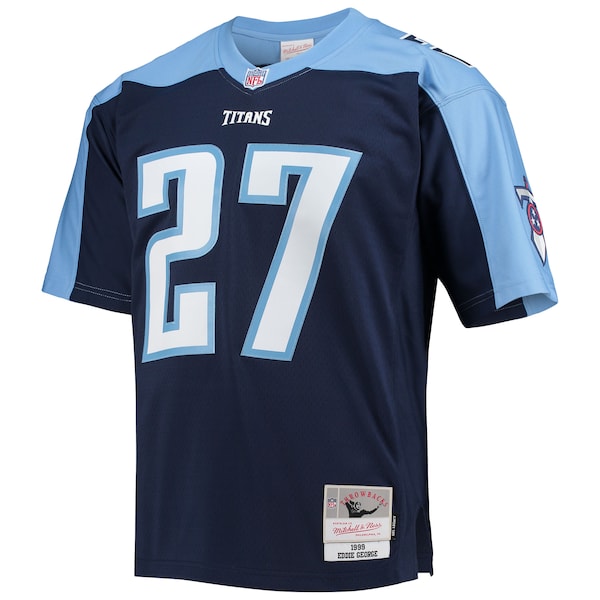Eddie George Tennessee Titans Big & Tall 1999 Retired Player Replica Jersey - Navy - Image 2