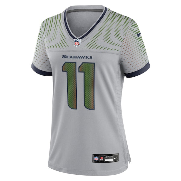 Jaxon Smith-Njigba Seattle Seahawks Nike Women's 2025 Rivalries Collection Game Jersey - Wolf Gray - Image 2