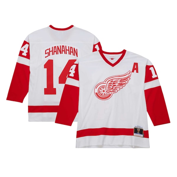 Brendan Shanahan Detroit Red Wings 2001/02 Alternate Captain Blue Line Player Jersey - White