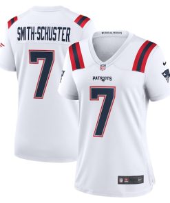 JuJu Smith-Schuster New England Patriots Nike Women's Game Player Jersey - White