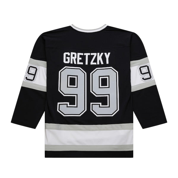Wayne Gretzky Los Angeles Kings Big & Tall 1992/93 Blue Line 2.0 Jersey - Black - Image 6
