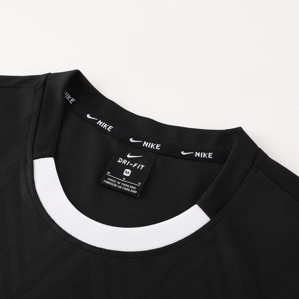 Nike Short Sleeve Training Jersey Set-ND06- Black - Image 8