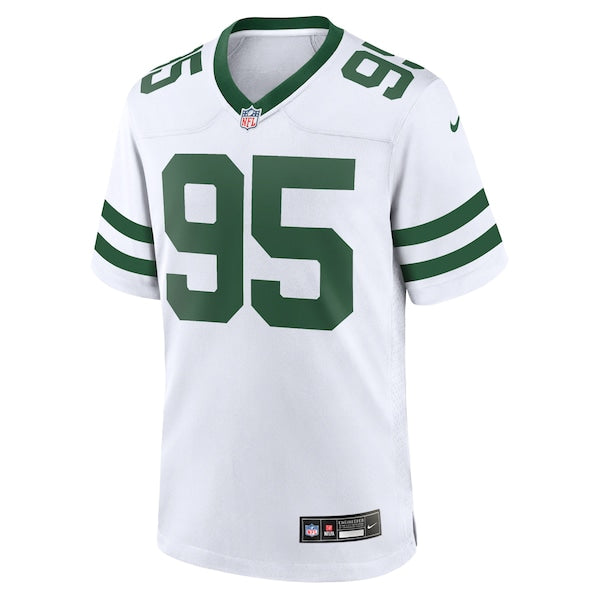 Quinnen Williams New York Jets Nike Legacy Player Game Jersey - White - Image 2