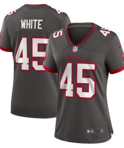 Devin White Tampa Bay Buccaneers Nike Women's Game Jersey - Pewter/Red/White